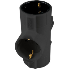 Home Home TPF-26/BK 3 aljzat 230V 16A földelt fekete T elosztó kábel és adapter
