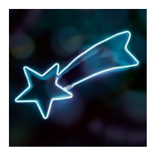 Home Hullócsillag neon-light, kültéri, 31x64cm (NEON 1) kültéri izzósor