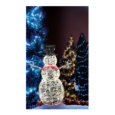  HOME KDA 9 LED-es hóember dekoráció, akril, 68x90x40cm karácsonyi dekoráció