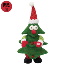 Home KDD 39 éneklő, táncoló fenyő, 40 cm magas karácsonyi dekoráció