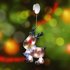 Home KID 311 LED-es ablakdísz, rénszarvas, hideg fehér fényű világítás
