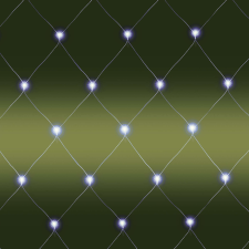Home kln240c/wh Világító háló, 3x3m, fehér, 240 LED hidegfehér,karácsonyi fényháló karácsonyfa izzósor