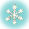 Home LED-es ablakdísz, hókristály, melegfehér (KID 701/WW)
