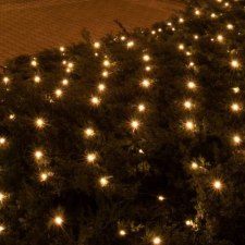 Home LED- es kültéri háló, 160 db melegfehér LED, 2 x 1.5 m, zöld vezeték, 5 m tápvezeték (KLN 160C/WW)[SG] karácsonyfadísz