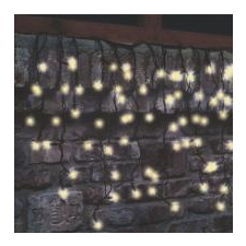 Home LED-es melegfehér, jégcsap fényfüggöny, sorolható (KSF 204/WW) karácsonyi dekoráció