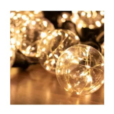 Home LPL 10 GLOBE Party fényfüzér, sorolható, micro LED-es kültéri izzósor