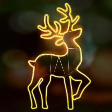 Home NEON 4 LED-es neon light figura, szarvas kültéri világítás