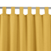 HOMEDE Sötétítő függöny CARMENA szín mustársárga stílus klasszikus pántok 10 cm fonott 140x300 HOMEDE