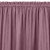 HOMEDE Sötétítő függöny MILANA szín világoslila stílus klasszikus bújtató 5 cm, 3 cm-es takaró redővel zsenília 220x225 HOMEDE