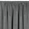 HOMEDE Sötétítő függöny VILA szín grafitszürke stílus klasszikus bújtató 5 cm bársony 200x245 HOMEDE