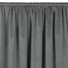 HOMEDE Sötétítő függöny VILA szín grafitszürke stílus klasszikus bújtató 5 cm bársony 400x270 HOMEDE