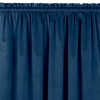 HOMEDE Sötétítő függöny VILA szín indigókék stílus klasszikus bújtató 5 cm, 3 cm-es takaró redővel bársony 135x245 HOMEDE