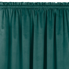 HOMEDE Sötétítő függöny VILA szín tengerzöld stílus klasszikus bújtató 5 cm, 3 cm-es takaró redővel bársony 200x225 HOMEDE