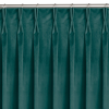 HOMEDE Sötétítő függöny VILA szín tengerzöld stílus klasszikus flex 9,5 cm kettős átfedéssel bársony 200x175 HOMEDE