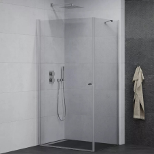 homedepo Mexen Pretoria 100x70 cm Aszimmetrikus nyílóajtós zuhanykabin 6 mm vastag vízlepergető biztonsági üveggel, 190 cm magas kád, zuhanykabin