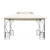 Homelux Kerti pavilon 3x4 m bézs