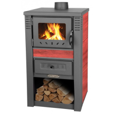 Homelux LSL01 Kályha piros színben 7,5 kW, 120 mm kályha, kandalló