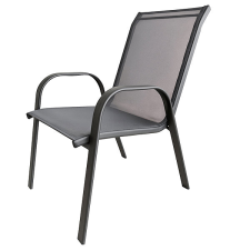 HOMEPRO Autronic Kerti szék Caroa, szürke fém kerti bútor