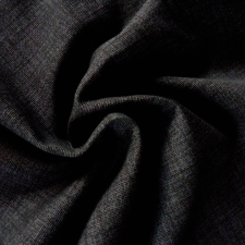 HomeTextiles Raszteres, uni sötétszürke loneta lakástextil méteráru