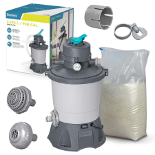 Homokszivattyú 3596 l/h + Homok 25kg Bestway medence kiegészítő