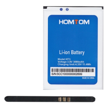 HomTom Akku 3000 mAh LI-ION (HOMTOM HT3 / HT3 Pro) mobiltelefon, tablet alkatrész