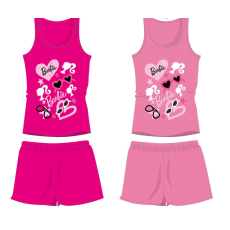 Homyl Barbie pamut nyári együttes - trikó-rövidnadrág szett - pink - 110