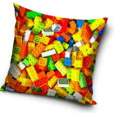 Homyl Bricks, Lego mintázatú párna, díszpárna 40x40 cm lakástextília