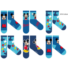 Homyl Disney Mickey egér gyerek pamut normál zokni - 6 pár/csomag - 27-30