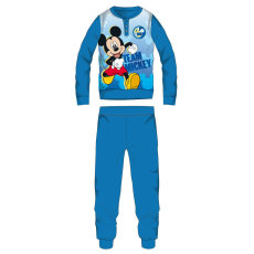 Homyl Disney Mickey egér polár pizsama - téli vastag gyerek pizsama - világoskék - 122