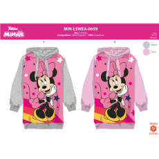 Homyl Disney Minnie egér kapucnis pulóver kislányoknak - világosrózsaszín - 110