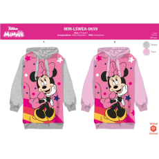 Homyl Disney Minnie egér kapucnis pulóver kislányoknak - világosrózsaszín - 128