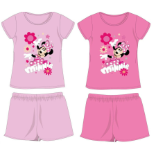 Homyl Disney Minnie egér pamut nyári együttes - póló-rövidnadrág szett - világosrózsaszín - 104 gyerek ruha szett