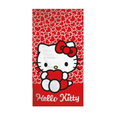 Homyl Hello Kitty törölköző fürdőlepedő hearts 70x140 cm (Fast Dry) babatörülköző, kifogó