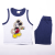 Homyl Mickey egér kisfiú pamut nyári együttes - trikó-rövidnadrág szett - sötétkék - 110