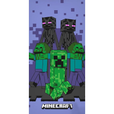 Homyl Minecraft Purple fürdőlepedő, strand törölköző 70x140cm babatörülköző, kifogó