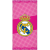 Homyl Real Madrid Pink fürdőlepedő, strand törölköző 70x140cm