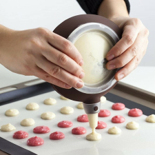 Homyl Tortadíszítő, sütemény kinyomó, krémnyomó, macaron készítő konyhai eszköz