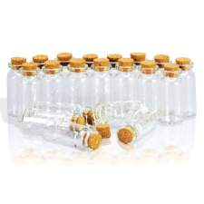 Homyl Üvegcse parafadugóval 5x2,1cm 20db/csomag gyerek ruha szett