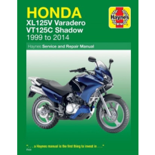  Honda XL125V Varadero & VT125C Shadow (99-14) – Phil Mather idegen nyelvű könyv