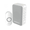  Honeywell Home DC313N vezeték nélküli csengő, 150m hatótáv, 6 dallam, LED jelzőfény, IP55 nyomógomb, elemes tápellátás