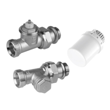 HONEYWELL Termosztatikus radiátorszelep SZETT - sarok, KM, DN15 (T3019+V2036+V2437) hűtés, fűtés szerelvény