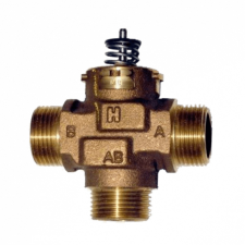HONEYWELL váltószelep, háromjáratú, kvs=6.8, 1"KK hűtés, fűtés szerelvény