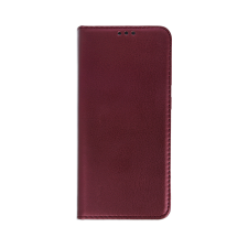 Honor Telefontok Honor X8b - Smart Magnetic burgundy szilikon keretes mágneses könyvtok tok és táska
