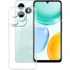  Honor X5c Plus szilikon tok, hátlaptok, telefon tok, vastag, átlátszó, kamera védelemmel, 2mm, Clear