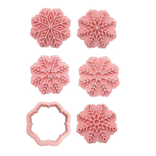  Hópehely kiszúrók és mintázók 6 db/ csomag sütés és főzés