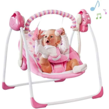  Hordozható baba hinta és pihenőszék önműködő ringató funkcióval – rózsaszín (BBJ) pihenőszék, bébifotel