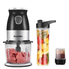  Hordozható személyi turmixgép, 500W, Chopper Bowl, 3 az 1 -ben turmixgép