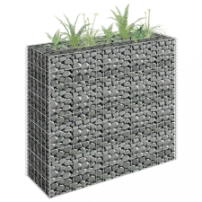  horganyzott acél gabion magaságyás 90 x 30 x 90 cm kerti tárolás