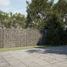 Horganyzott vas gabion kosár fedéllel 600 x 50 x 150 cm kerti tárolás