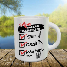  Horgász bögre apának - Apa horgászfelszerelése bögrék, csészék
